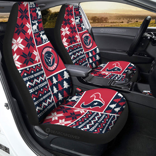 Houston Texans Car Seat Covers Custom Ugly Style Car Accessories - Gearcarcover - 2