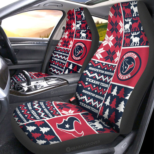 Houston Texans Car Seat Covers Custom Ugly Style Car Accessories - Gearcarcover - 1