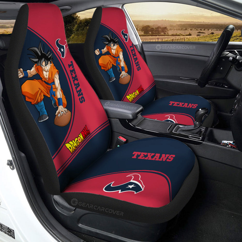 Houston Texans Car Seat Covers Goku Car Accessories For Fans - Gearcarcover - 2