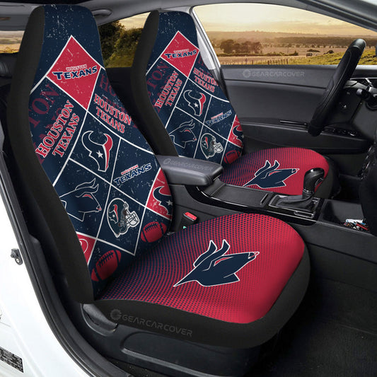 Houston Texans Car Seat Covers Sporty Team Collection - Gearcarcover - 2