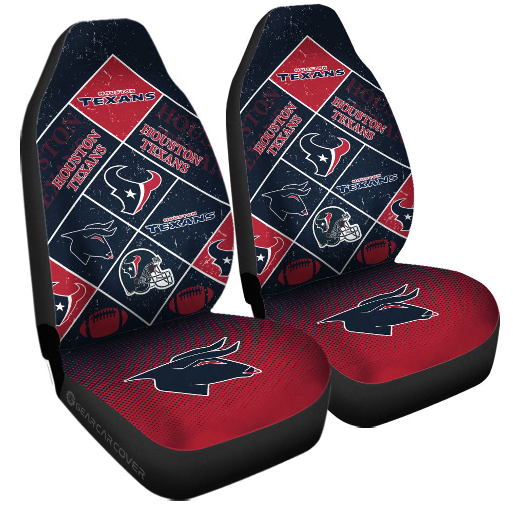 Houston Texans Car Seat Covers Sporty Team Collection - Gearcarcover - 3
