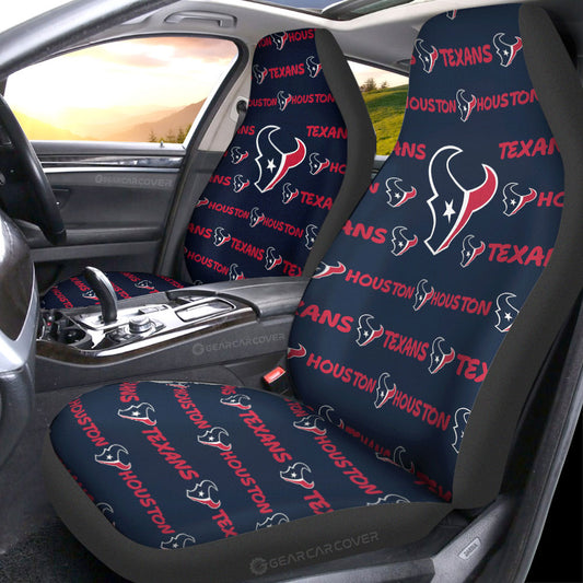 Houston Texans Car Seat Covers Sporty Team Collection - Gearcarcover - 1