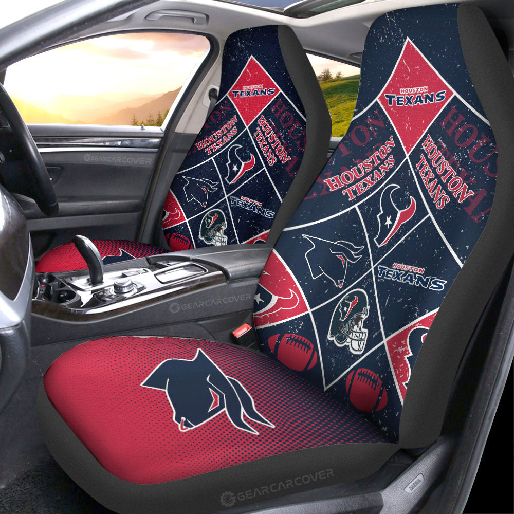Houston Texans Car Seat Covers Sporty Team Collection - Gearcarcover - 1