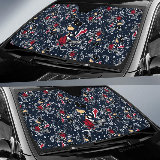 Houston Texans Car Sunshade Cartoon Theme Collection - Gearcarcover - 2