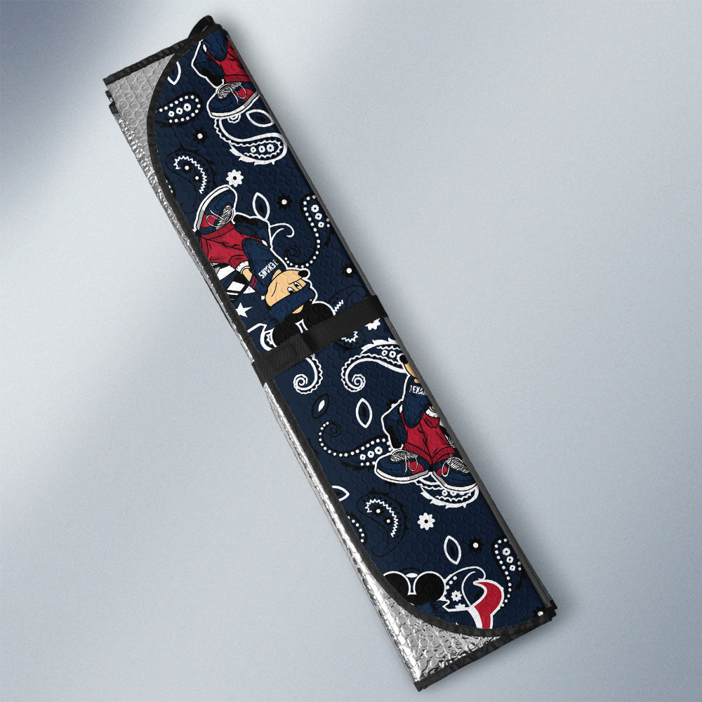 Houston Texans Car Sunshade Cartoon Theme Collection - Gearcarcover - 3