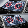 Houston Texans Car Sunshade Custom Tie Dye Car Accessories - Gearcarcover - 2