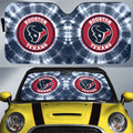 Houston Texans Car Sunshade Custom Tie Dye Car Accessories - Gearcarcover - 1