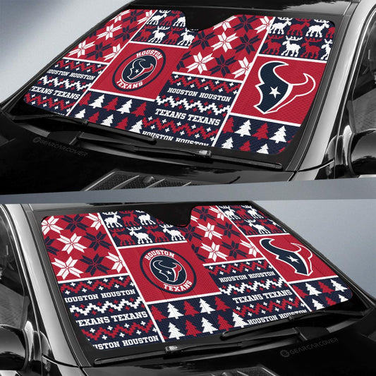 Houston Texans Car Sunshade Custom Ugly Style Car Accessories - Gearcarcover - 2