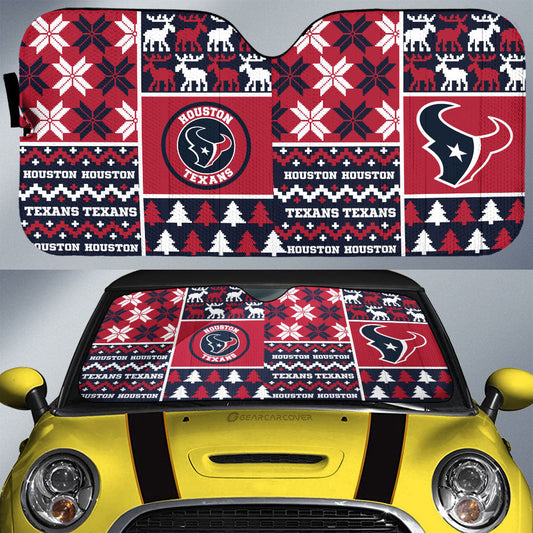 Houston Texans Car Sunshade Custom Ugly Style Car Accessories - Gearcarcover - 1