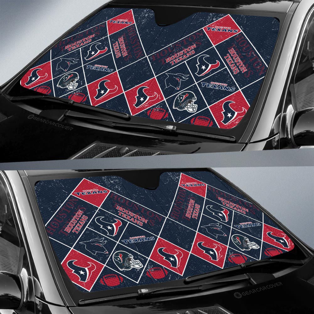 Houston Texans Car Sunshade Sporty Team Collection - Gearcarcover - 2