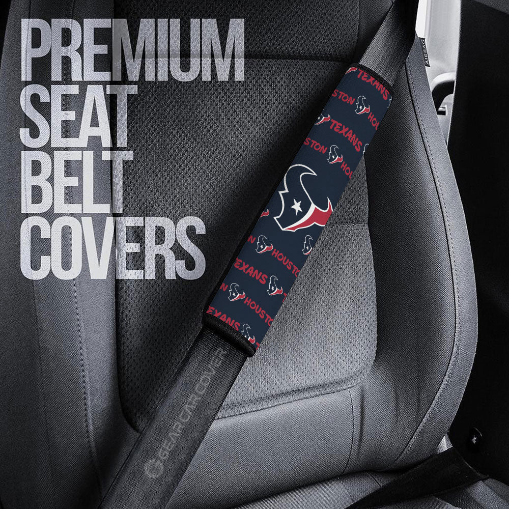 Houston Texans Seat Belt Covers Sporty Team Collection - Gearcarcover - 3