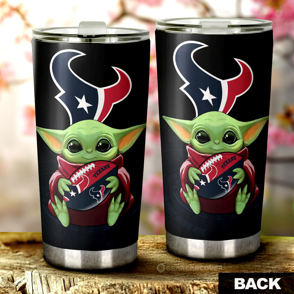 Houston Texans Tumbler Cup Custom Car Accessories For Fan - Gearcarcover - 2