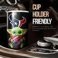 Houston Texans Tumbler Cup Custom Car Accessories For Fan - Gearcarcover - 3