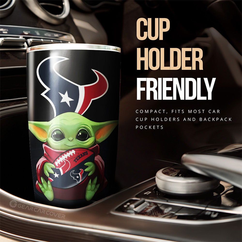Houston Texans Tumbler Cup Custom Car Accessories For Fan - Gearcarcover - 3