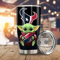 Houston Texans Tumbler Cup Custom Car Accessories For Fan - Gearcarcover - 1
