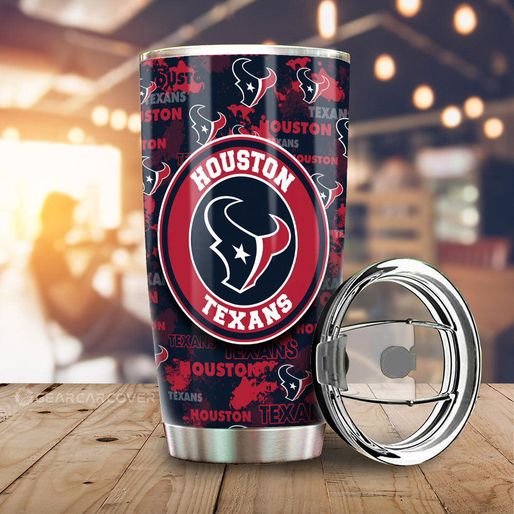 Houston Texans Tumbler Cup Custom Car Accessories - Gearcarcover - 1