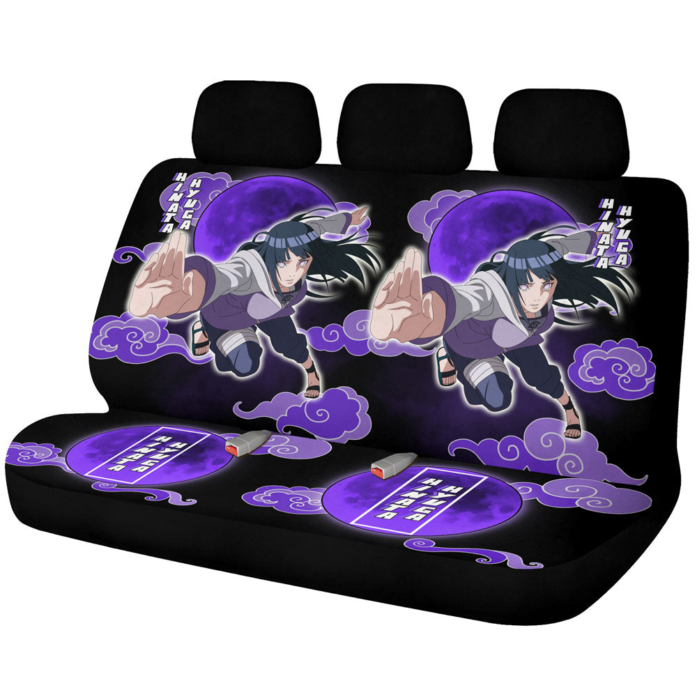 Hyuga Hinata Car Back Seat Covers Custom Anime Car Accessories - Gearcarcover - 1