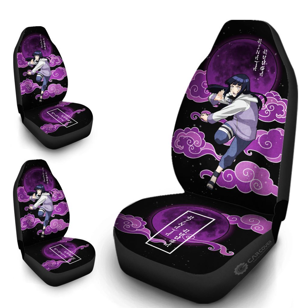 Hyuga Hinata Car Seat Covers Custom Anime Car Accessories - Gearcarcover - 4