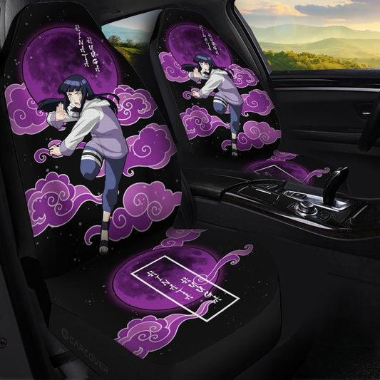 Hyuga Hinata Car Seat Covers Custom Anime Car Accessories - Gearcarcover - 1