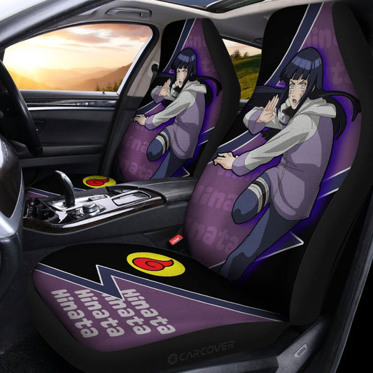 Hyuga Hinata Car Seat Covers Custom Anime Car Interior Accessories - Gearcarcover - 2