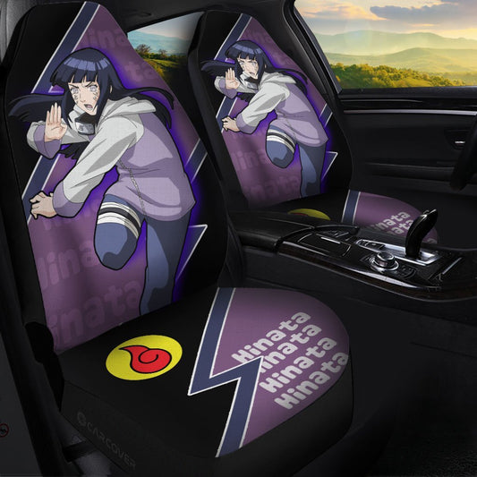 Hyuga Hinata Car Seat Covers Custom Anime Car Interior Accessories - Gearcarcover - 1