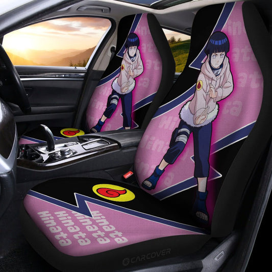 Hyuga Hinata Car Seat Covers Custom Anime Car Interior Accessories - Gearcarcover - 2