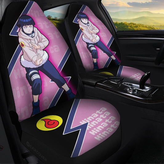 Hyuga Hinata Car Seat Covers Custom Anime Car Interior Accessories - Gearcarcover - 1
