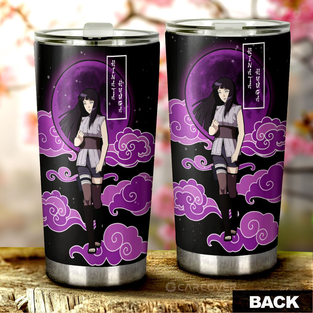 Hyuga Hinata Tumbler Cup Custom Anime Car Interior Accessories - Gearcarcover - 3