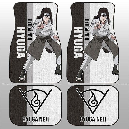 Hyuga Neji Car Floor Mats Custom Anime Car Accessories - Gearcarcover - 2