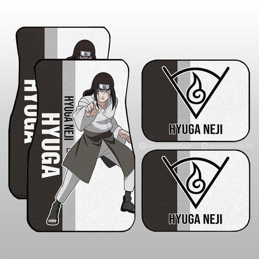 Hyuga Neji Car Floor Mats Custom Anime Car Accessories - Gearcarcover - 1