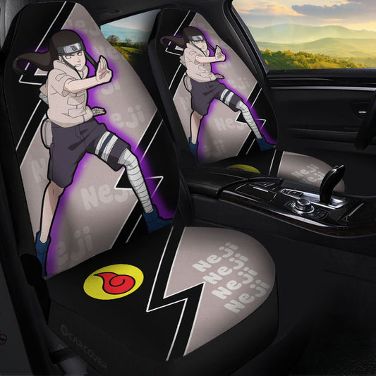 Hyuga Neji Car Seat Covers Custom Anime Car Accessories - Gearcarcover - 1