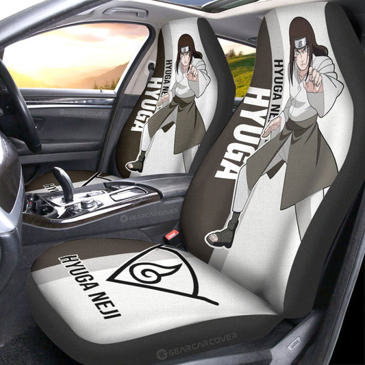 Hyuga Neji Car Seat Covers Custom Anime Car Accessories - Gearcarcover - 2