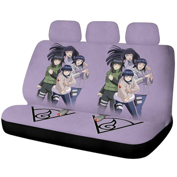 Hyuuga Hinata Car Back Seat Covers Custom Anime Car Accessories - Gearcarcover - 1