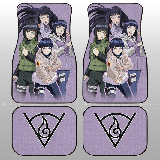 Hyuuga Hinata Car Floor Mats Custom Anime Car Accessories For Fans - Gearcarcover - 2