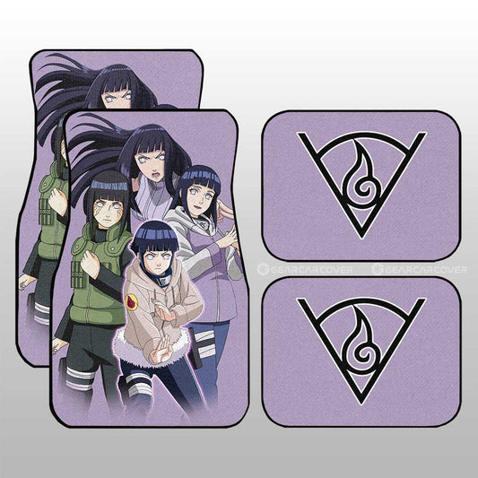 Hyuuga Hinata Car Floor Mats Custom Anime Car Accessories For Fans - Gearcarcover - 1