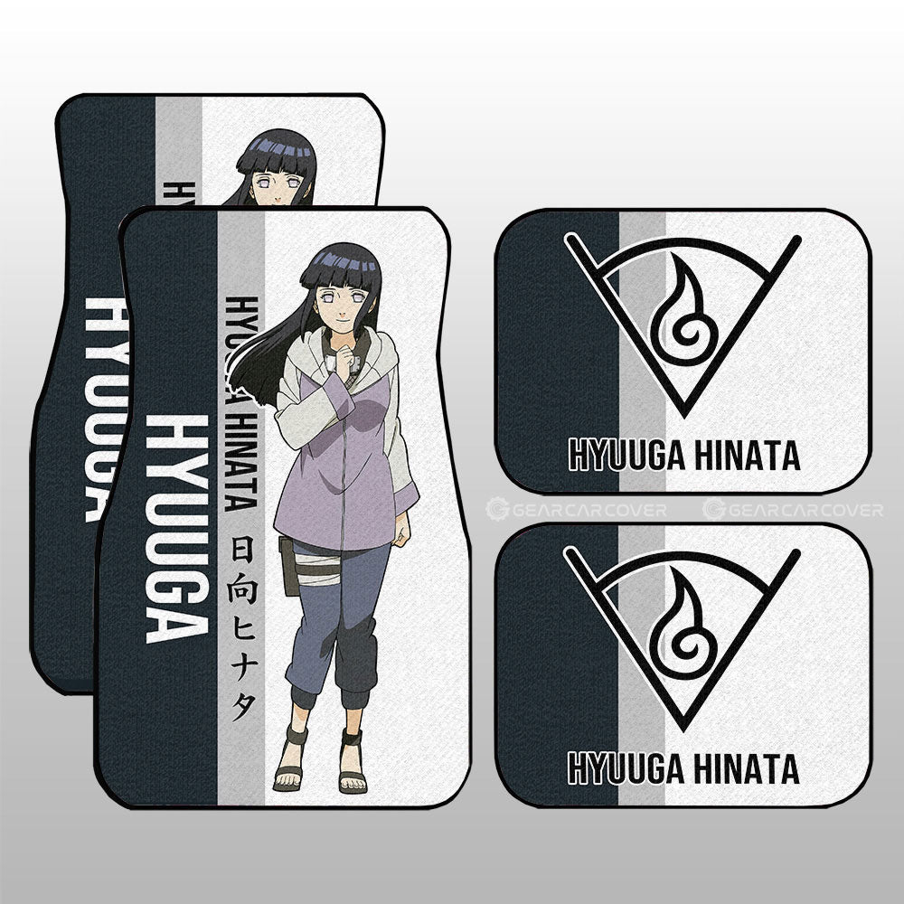 Hyuuga Hinata Car Floor Mats Custom Anime Car Accessories - Gearcarcover - 1