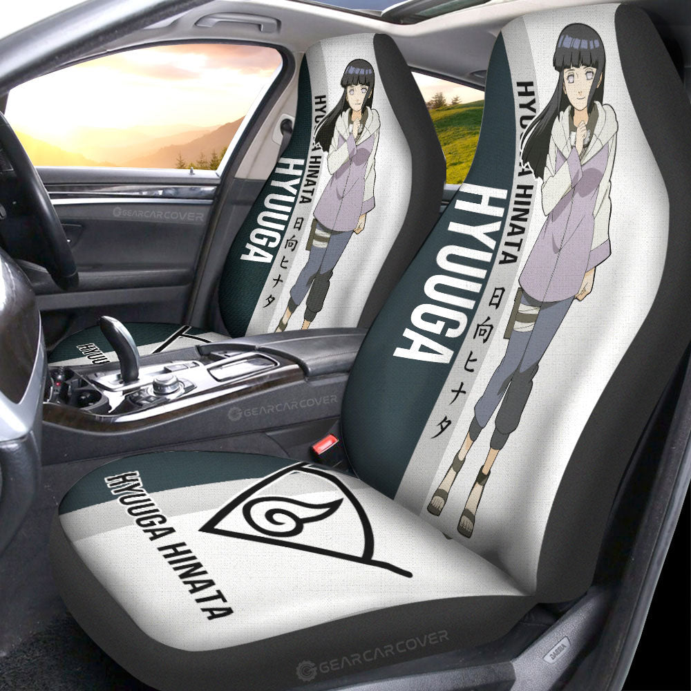 Hyuuga Hinata Car Seat Covers Custom Anime Car Accessories - Gearcarcover - 2