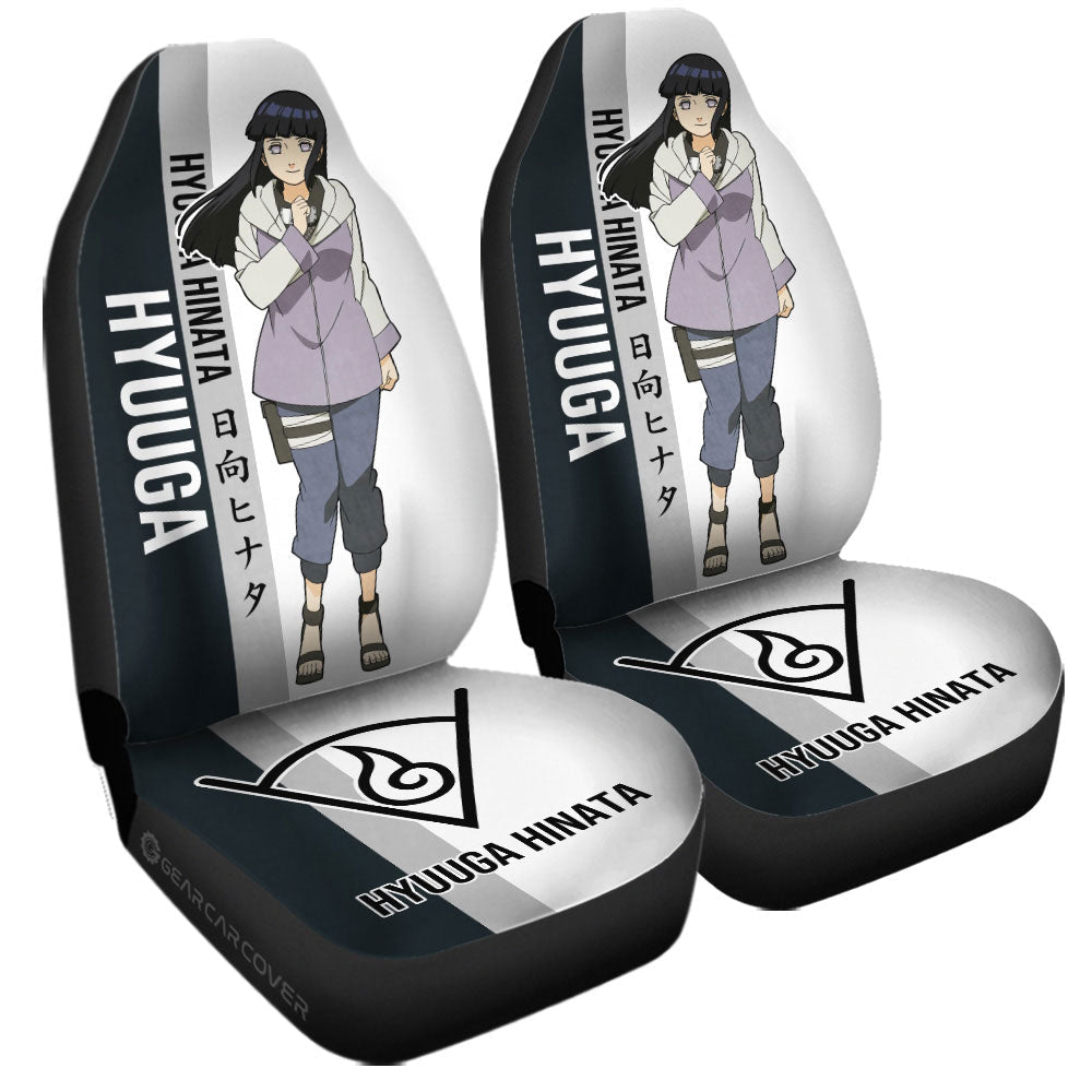 Hyuuga Hinata Car Seat Covers Custom Anime Car Accessories - Gearcarcover - 3