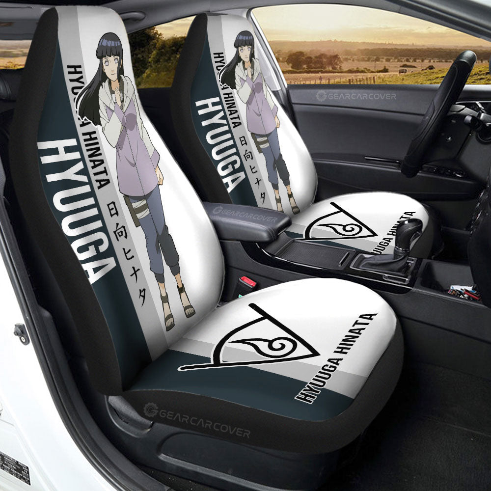 Hyuuga Hinata Car Seat Covers Custom Anime Car Accessories - Gearcarcover - 1