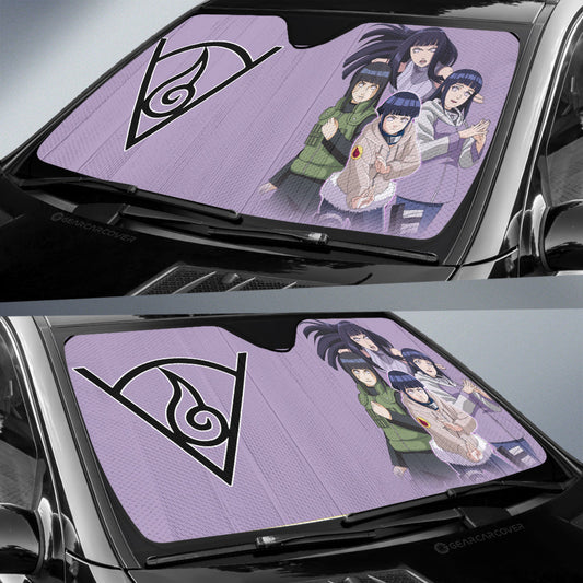 Hyuuga Hinata Car Sunshade Custom Anime Car Accessories For Fans - Gearcarcover - 2
