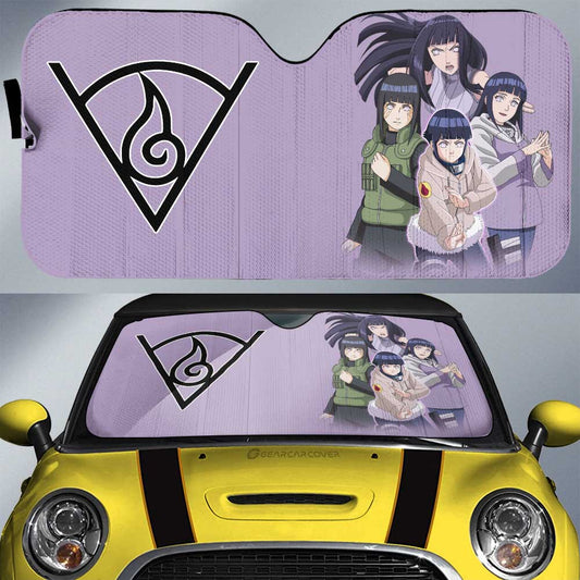 Hyuuga Hinata Car Sunshade Custom Anime Car Accessories For Fans - Gearcarcover - 1