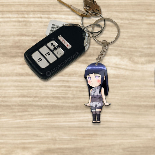 Hyuuga Hinata Keychains Custom Anime Car Accessories - Gearcarcover - 1