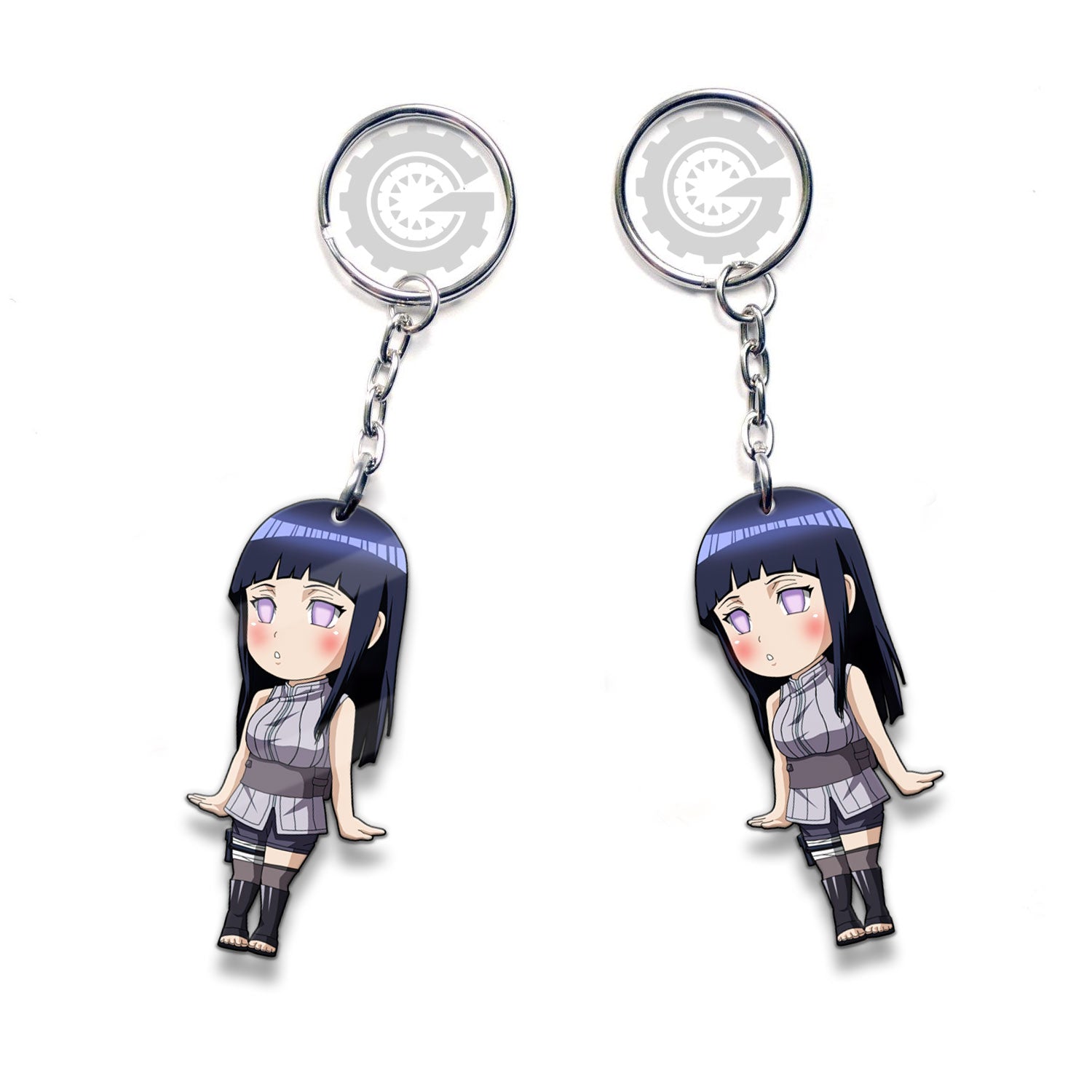 Hyuuga Hinata Keychains Custom Car Accessories - Gearcarcover - 3