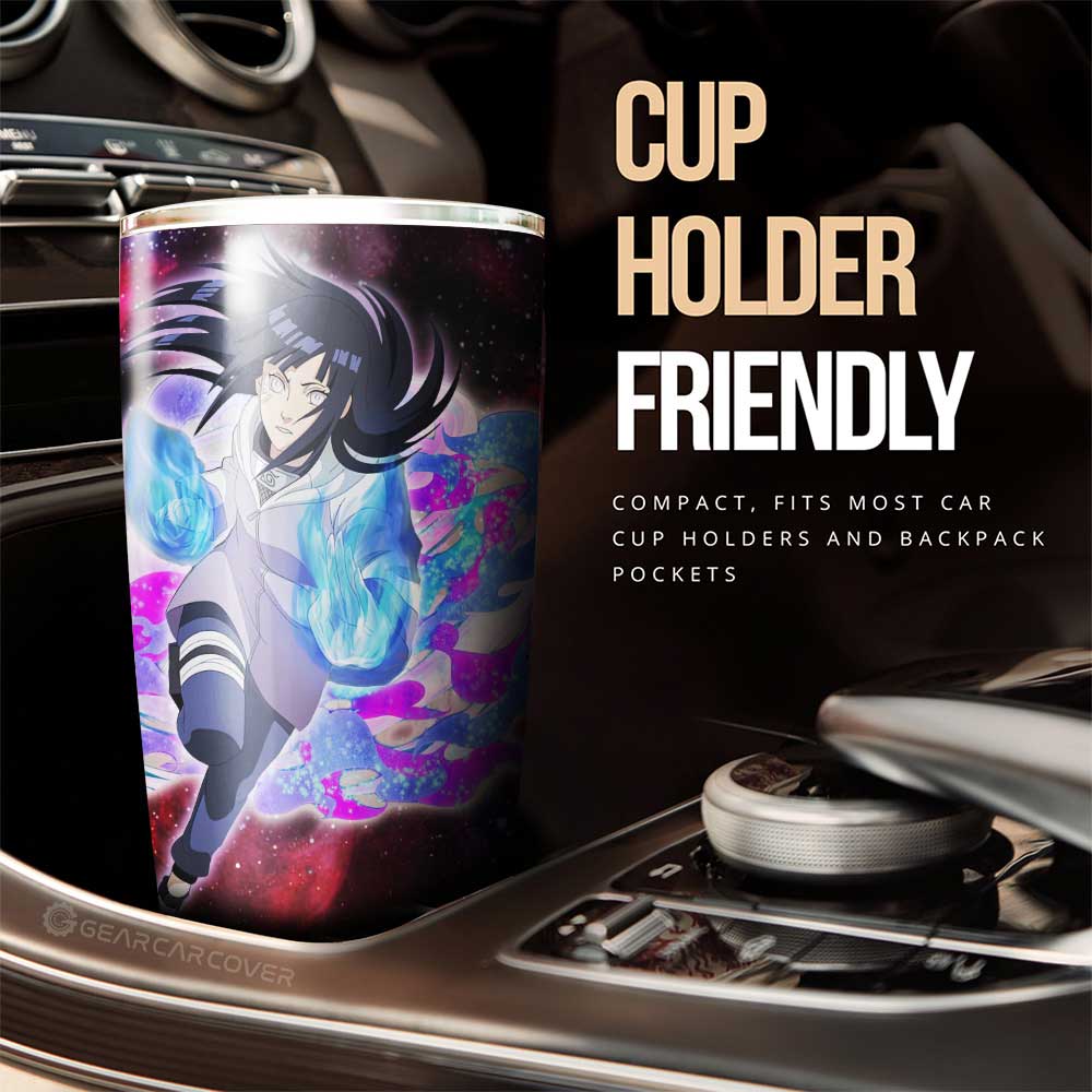 Hyuuga Hinata Tumbler Cup Custom Anime Galaxy Style Car Accessories For Fans - Gearcarcover - 2