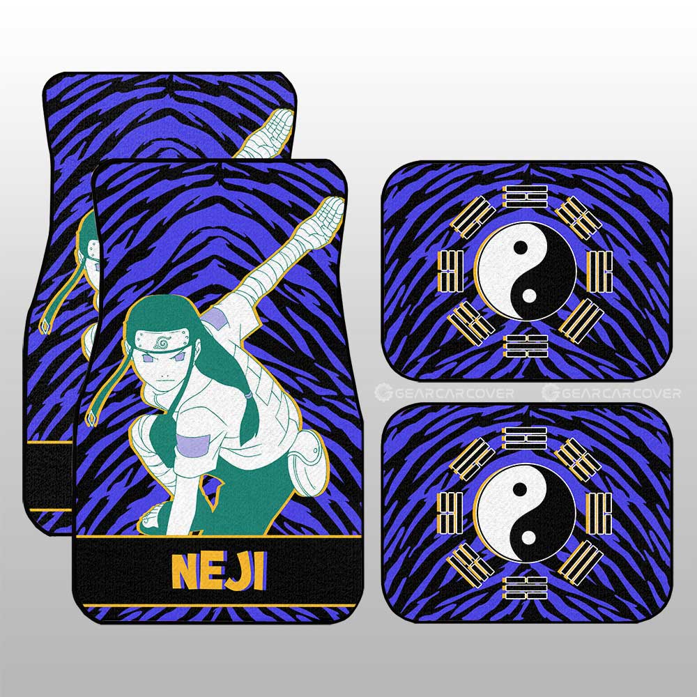 Hyuuga Neji Car Floor Mats Custom - Gearcarcover - 3