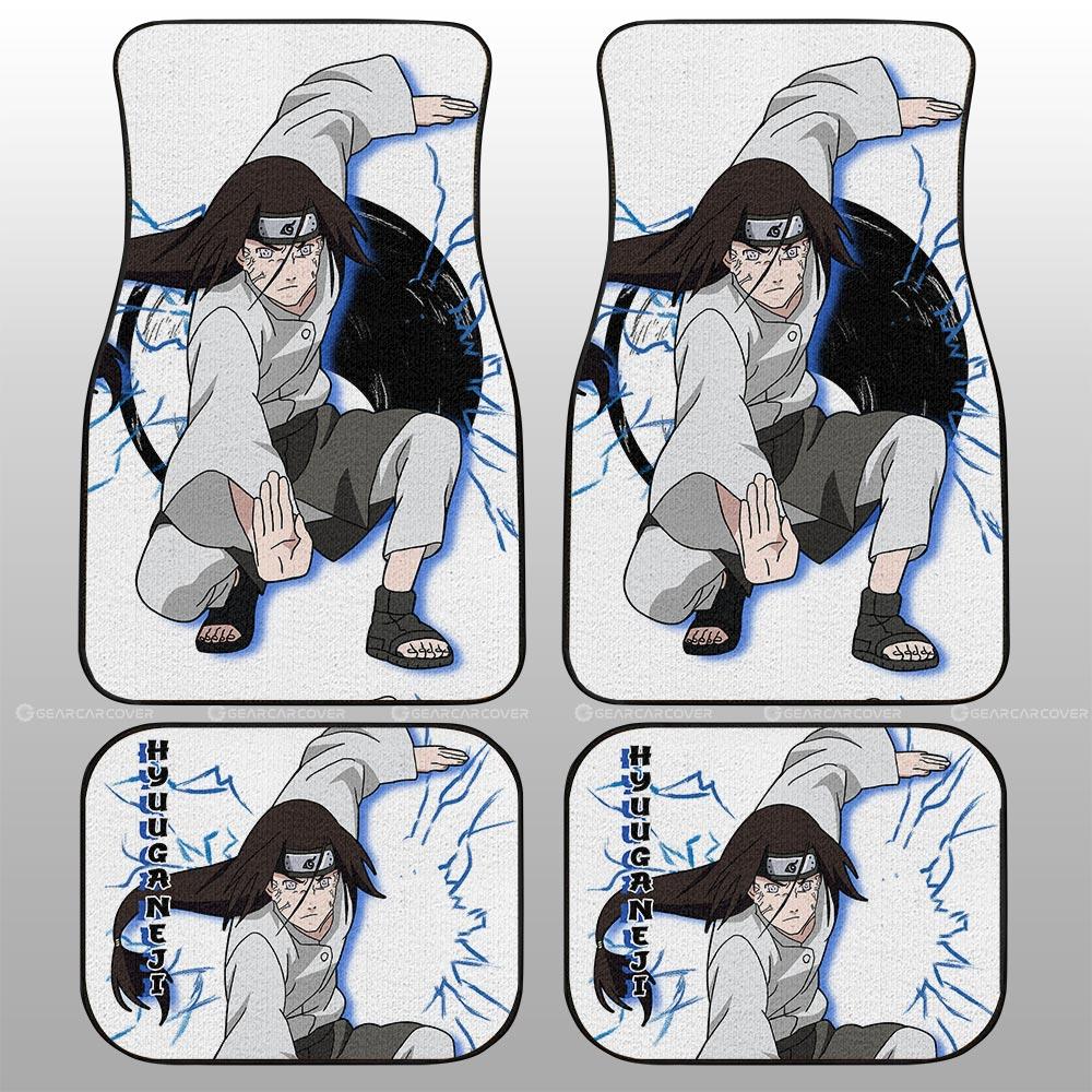 Hyuuga Neji Car Floor Mats Custom NRT - Gearcarcover - 2