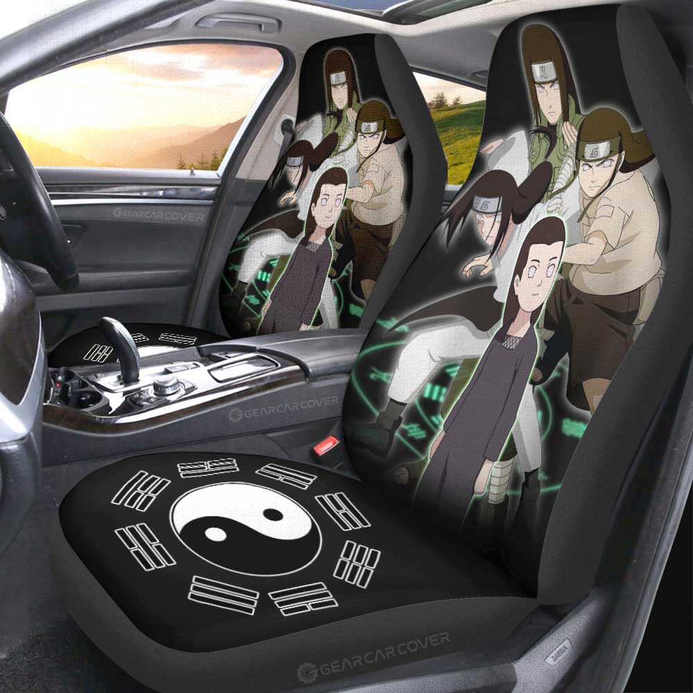 Hyuuga Neji Car Seat Covers Custom Anime Car Accessories - Gearcarcover - 2