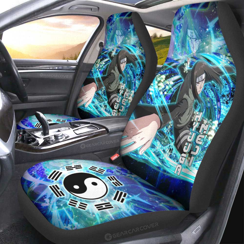 Hyuuga Neji Car Seat Covers Custom Characters Anime Car Accessories - Gearcarcover - 1