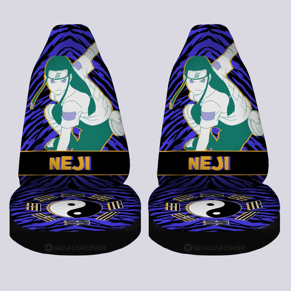 Hyuuga Neji Car Seat Covers Custom - Gearcarcover - 2