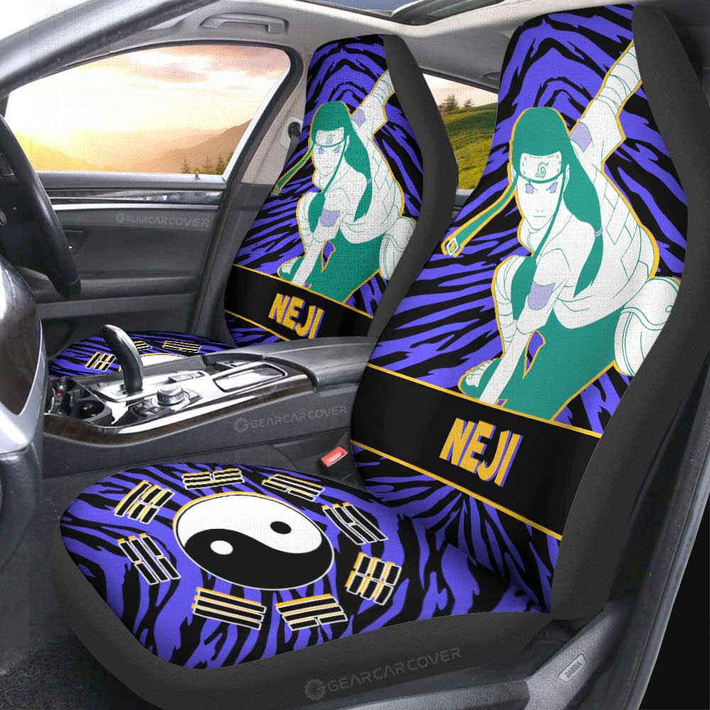 Hyuuga Neji Car Seat Covers Custom - Gearcarcover - 4